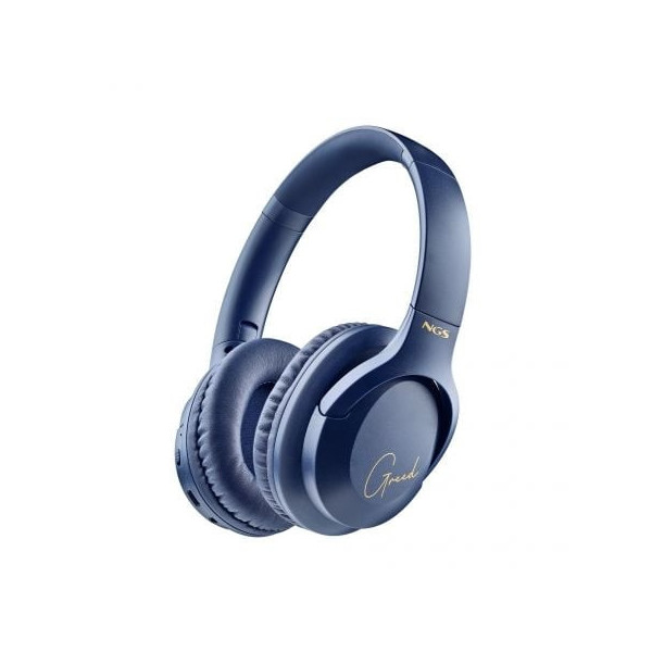 Auriculares Inalámbricos NGS Artica Greed/ con Micrófono/ Bluetooth/ Azul