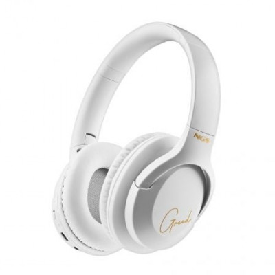 Auriculares Inalámbricos NGS Artica Greed/ con Micrófono/ Bluetooth/ Blanco