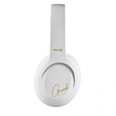 Auriculares Inalámbricos NGS Artica Greed/ con Micrófono/ Bluetooth/ Blanco