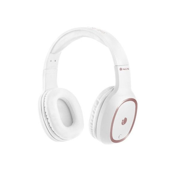 Auriculares Inalámbricos NGS Ártica Pride/ con Micrófono/ Bluetooth/ Blancos