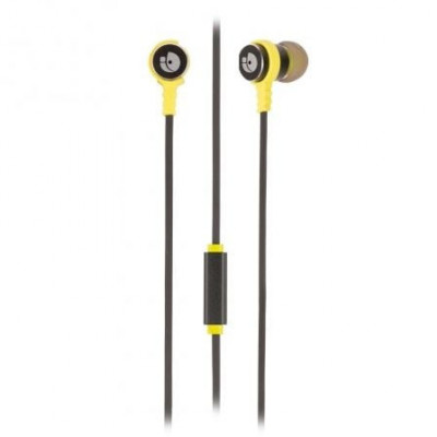 Auriculares Intrauditivos NGS Cross Rally/ con Micrófono/ Jack 3.5/ Negros y Amarillos