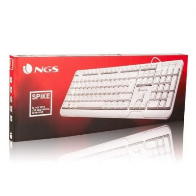 Teclado NGS Spike/ Blanco