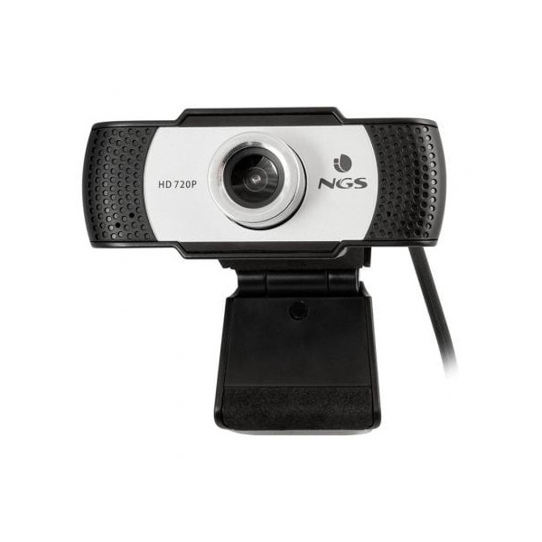 Webcam NGS Xpress Cam 720/ 1280 x 720 HD/ Blanco y Negro