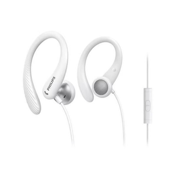 Auriculares Deportivos Philips TAA1105WT/ con Micrófono/ Jack 3.5/ Blancos