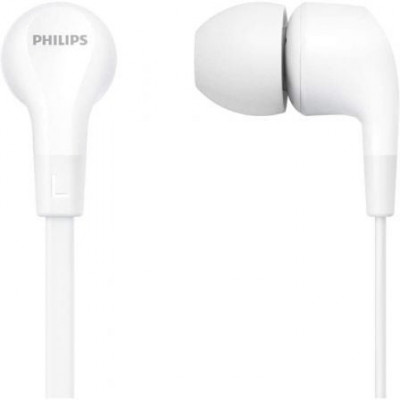 Auriculares Intrauditivos Philips TAE1105WT/ con Micrófono/ Jack 3.5/ Blancos