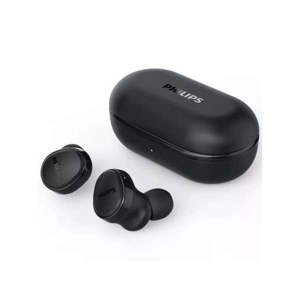 Auriculares Bluetooth Philips TAT4556BK con estuche de carga/ Autonomía 9h/ Negros