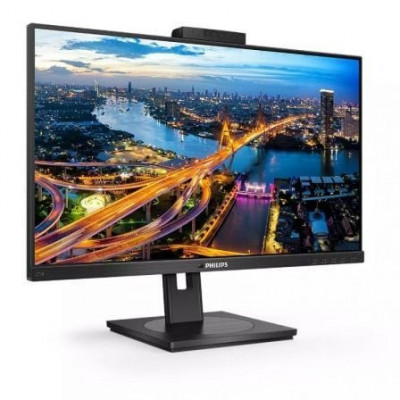 Monitor Profesional Philips 275B1H 27"/ QHD/ Webcam/ Multimedia/ Regulable en altura/ Negro