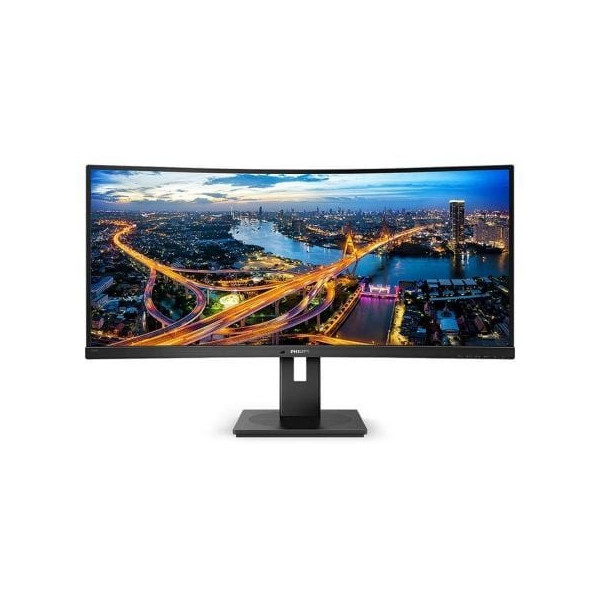 Monitor Profesional Ultrapanorámico Curvo Philips 346B1C 34"/ WQHD/ Multimedia/ Regulable en altura/ Negro