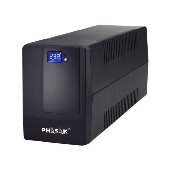 SAI Línea Interactiva Phasak 2000 VA LCD/ 2000VA/ 4 Salidas/ Formato Torre