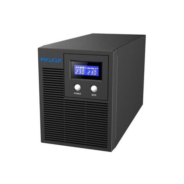 SAI Línea Interactiva Phasak Protekt 2160 VA/ 2160VA-1400W/ 4 Salidas/ Formato Torre