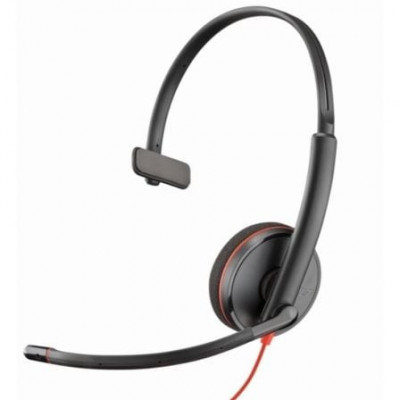 Auriculares Plantronics Blackwire C3210/ con Micrófono/ USB/ Negros