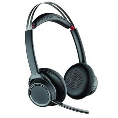 Auricular Inalámbrico Plantronics Voyager Focus UC Estándar B825/ con Micrófono/ Bluetooth/ USB/ Incluye Soporte/ Negro