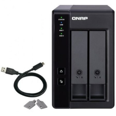 DAS QNAP TR-002/ 2 Bahías 3.5"- 2.5"/ Formato Torre