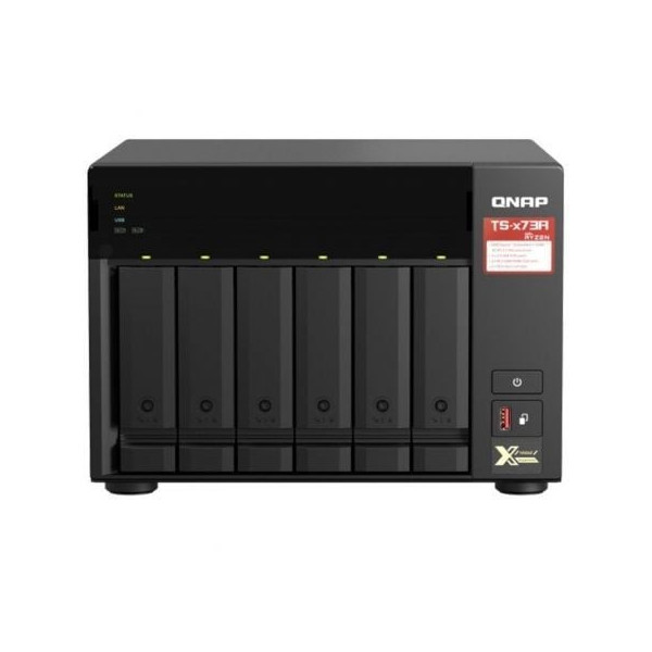 NAS QNAP TS-673A-8G/ 6 Bahías 3.5"- 2.5"/ 8GB DDR4/ Formato Torre