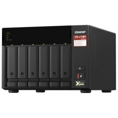 NAS QNAP TS-673A-8G/ 6 Bahías 3.5"- 2.5"/ 8GB DDR4/ Formato Torre