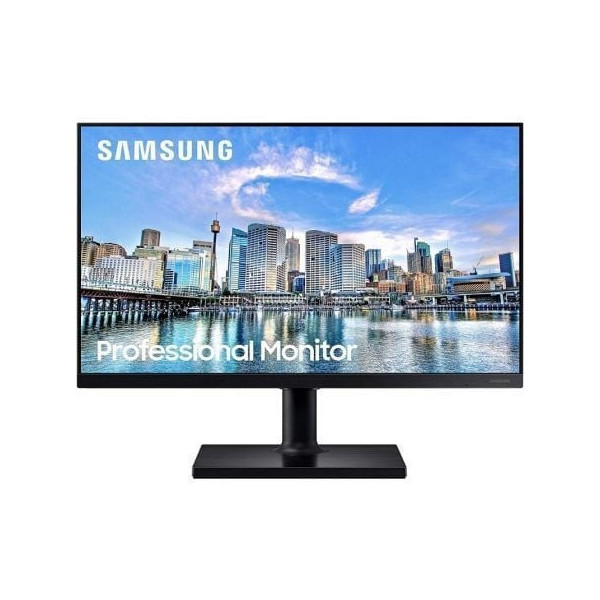 Monitor Profesional Samsung LF24T450FQR 24"/ Full HD/ Regulable en altura/ Negro