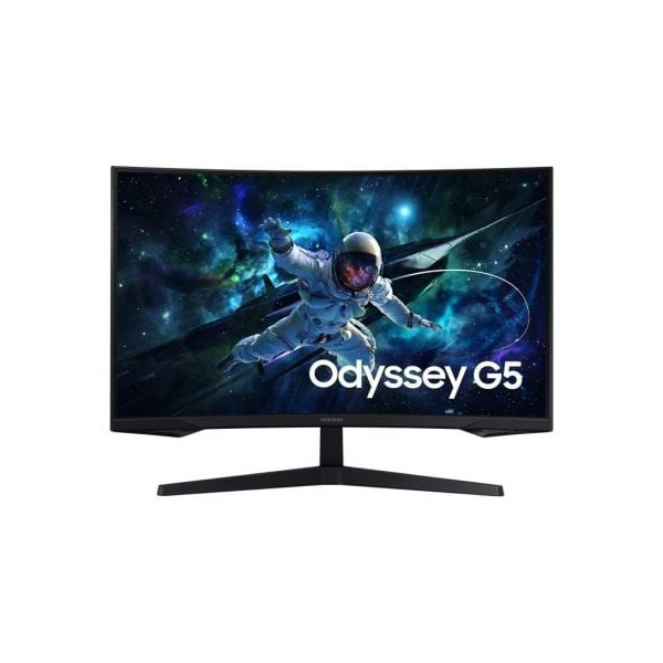 Monitor Gaming Curvo Samsung Odyssey G5 S32CG552EU 32"/ QHD/ 1ms/ 165Hz/ VA/ Negro