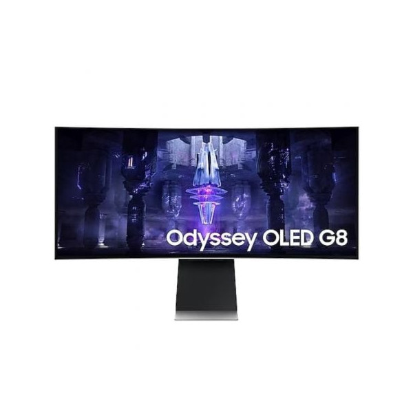 Smart Monitor Gaming Ultraparonámico Curvo Samsung OdysseyG8 S34BG850SU 34"/ UWQHD/ Smart TV/ 0.1ms/ 175Hz/ OLED/ Regulable en a