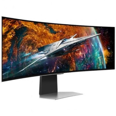 Smart Monitor Gaming Ultrapanorámico Curvo Samsung Odyssey OLEDG9 S49CG954SU 49"/ Dual QHD/ 0.03ms/ 240Hz/ OLED/ Regulable en al