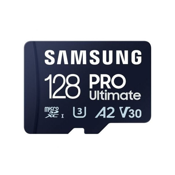 Tarjeta de Memoria Samsung Pro Ultimate 128GB microSD XC con Adaptador/ Clase 10/ 200MBs