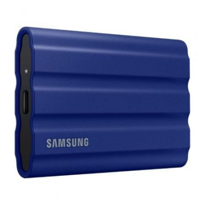 Disco Externo SSD Samsung Portable T7 Shield 1TB/ USB 3.2/ Azul