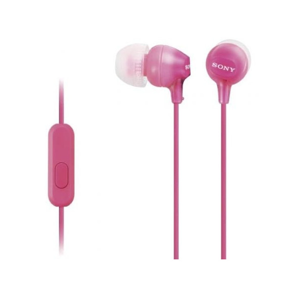 Auriculares Intrauditivos Sony MDR-EX15APPI/ con Micrófono/ Jack 3.5/ Rosas