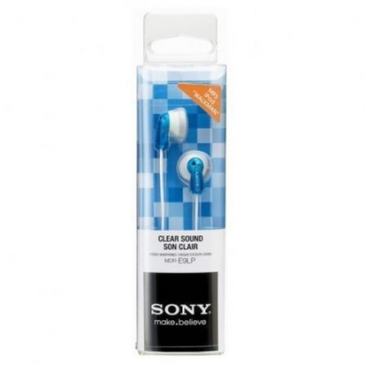 Auriculares Intrauditivos Sony MDR-E9LP/ Jack 3.5/ Azules