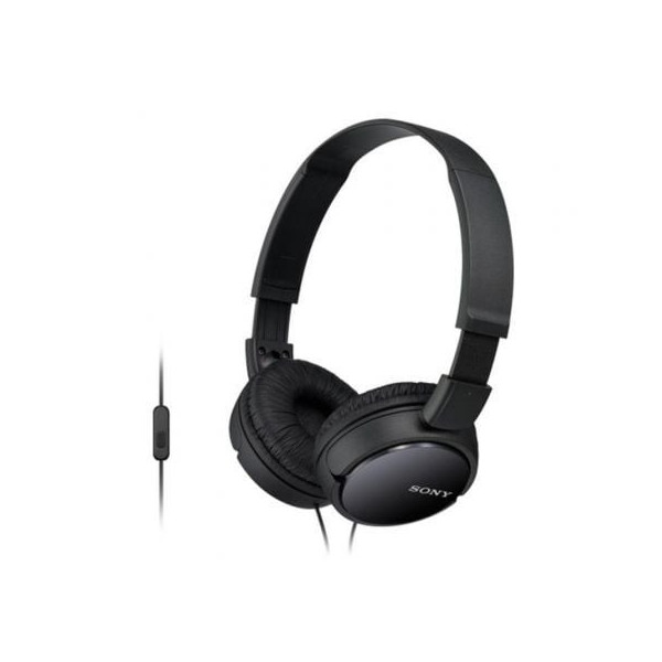 Auriculares Sony MDRZX110APB/ con Micrófono/ Jack 3.5/ Negros