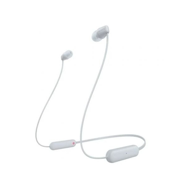 Auriculares Inalámbrico Intrauditivos Sony WI-C100/ con Micrófono/ Bluetooth/ Blancos