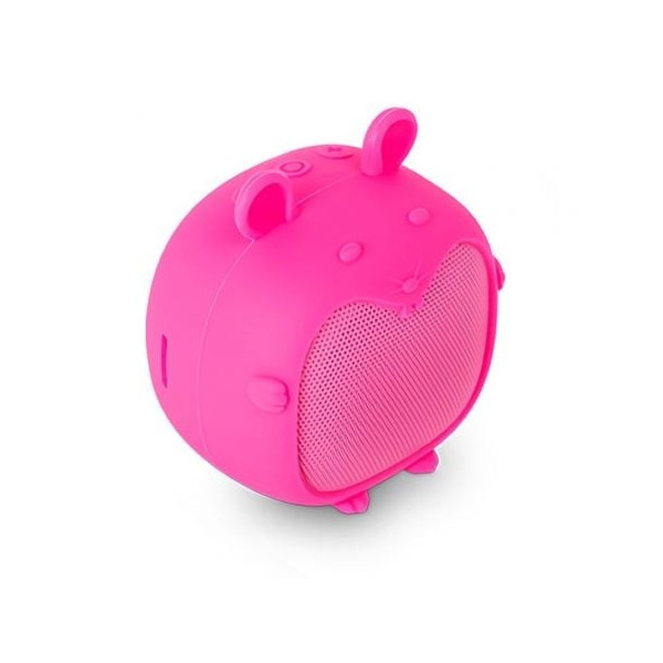 Altavoz con Bluetooth SPC Sounds Pups Mouse/ 3W/ 1.0/ Rosa