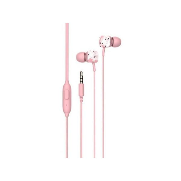 Auriculares Intrauditivos SPC Hype/ con Micrófono/ Jack 3.5/ Rosas