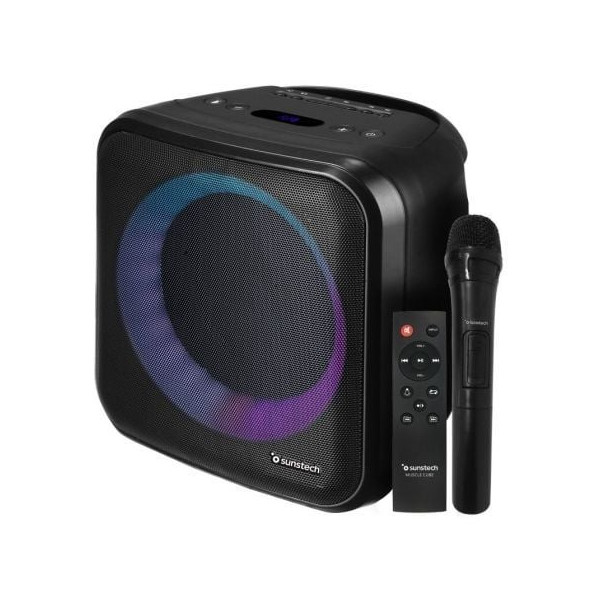 Altavoz con Bluetooth Sunstech Musclecube/ 20W/ 1.0