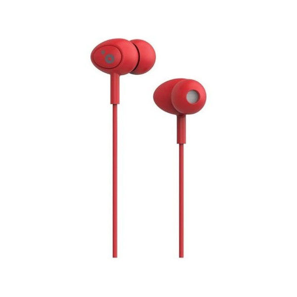 Auriculares Intrauditivos Sunstech Pops/ con Micrófono/ Jack 3.5/ Rojos