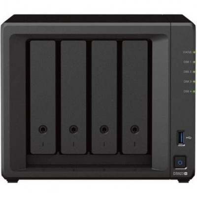 NAS Synology Diskstation DS923+/ 4 Bahías 3.5"- 2.5"/ 4GB DDR4/ Formato Torre