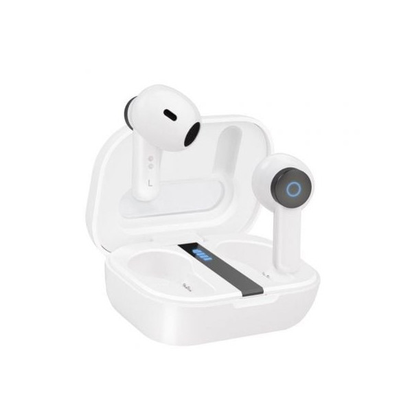 Auriculares Bluetooth TooQ Bender TQBWH-0031W con estuche de carga/ Autonomía 4h/ Blancos