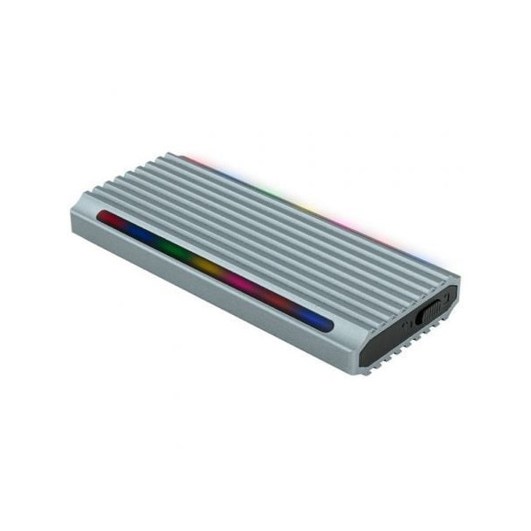 Caja Externa para Disco SSD M.2 NVMe TooQ TQE-2221G/ USB 3.1 Gen2/ Sin tornillos