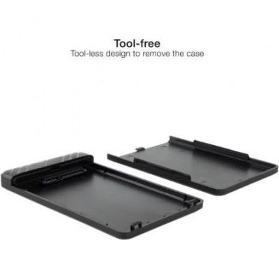 Caja Externa para Disco Duro de 2.5" TooQ TQE-2500B/ USB 3.1/ Sin Tornillos