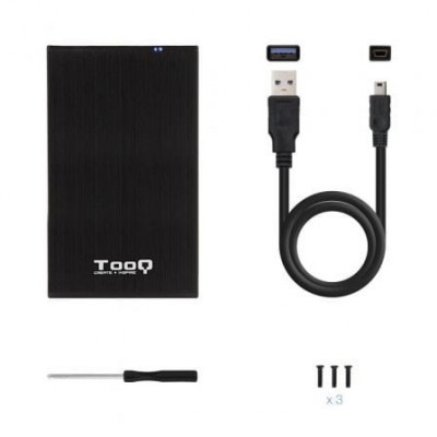 Caja Externa para Disco Duro de 2.5" TooQ TQE-2522B/ USB 3.1