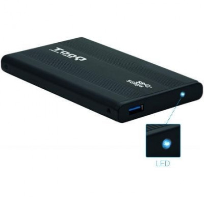 Caja Externa para Disco Duro de 2.5" TooQ TQE-2524B/ USB 3.1