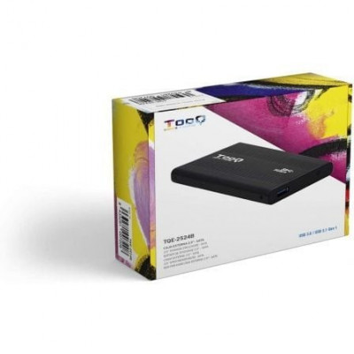 Caja Externa para Disco Duro de 2.5" TooQ TQE-2524B/ USB 3.1