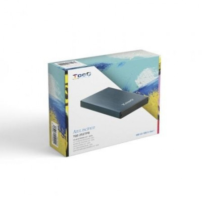 Caja Externa para Disco Duro de 2.5" TooQ TQE-2527PB/ USB 3.1