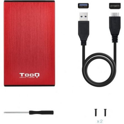 Caja Externa para Disco Duro de 2.5" TooQ TQE-2527R/ USB 3.1