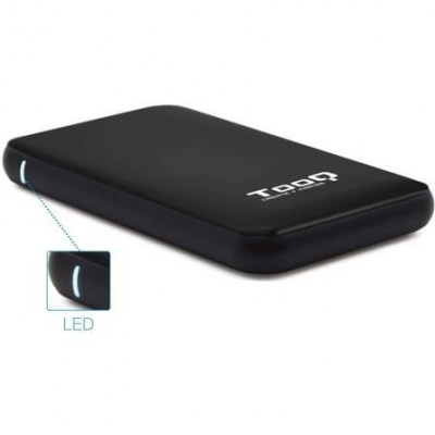 Caja Externa para Disco Duro de 2.5" TooQ TQE-2528B/ USB 3.1/ Sin tornillos