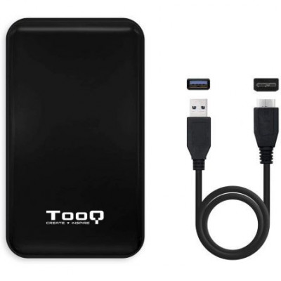 Caja Externa para Disco Duro de 2.5" TooQ TQE-2528B/ USB 3.1/ Sin tornillos