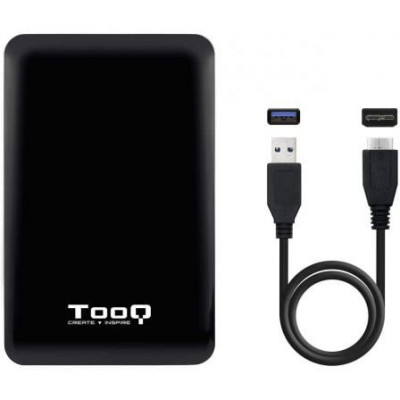 Caja Externa para Disco Duro de 2.5" TooQ TQE-2538B/ USB 3.1