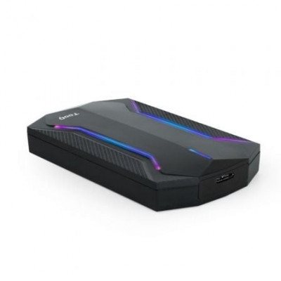 Caja Externa Gaming para Disco Duro de 2.5" TooQ TQE-2599RGB/ USB 3.1/ Sin tornillos