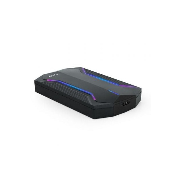 Caja Externa Gaming para Disco Duro de 2.5" TooQ TQE-2599RGB/ USB 3.1/ Sin tornillos