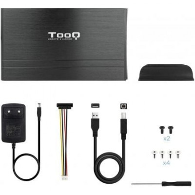 Caja Externa para Disco Duro de 3.5" TooQ TQE-3520B/ USB 2.0