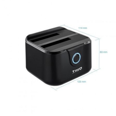 Docking Station para Discos Duros TooQ TQDS-802B