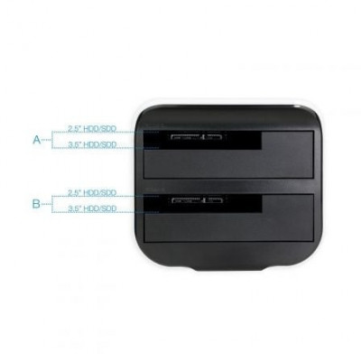 Docking Station para Discos Duros TooQ TQDS-802BW